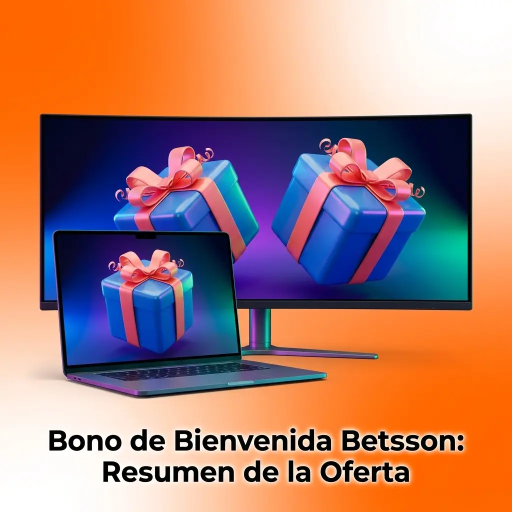 Tabla del bono de bienvenida Betsson Argentina con detalles de casino, apuestas deportivas y giros gratis