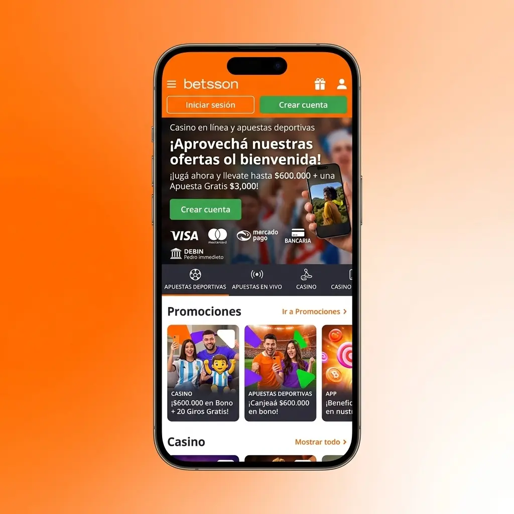 Guía para depositar dinero en Betsson Argentina con métodos como MercadoPago, Pago24 y más