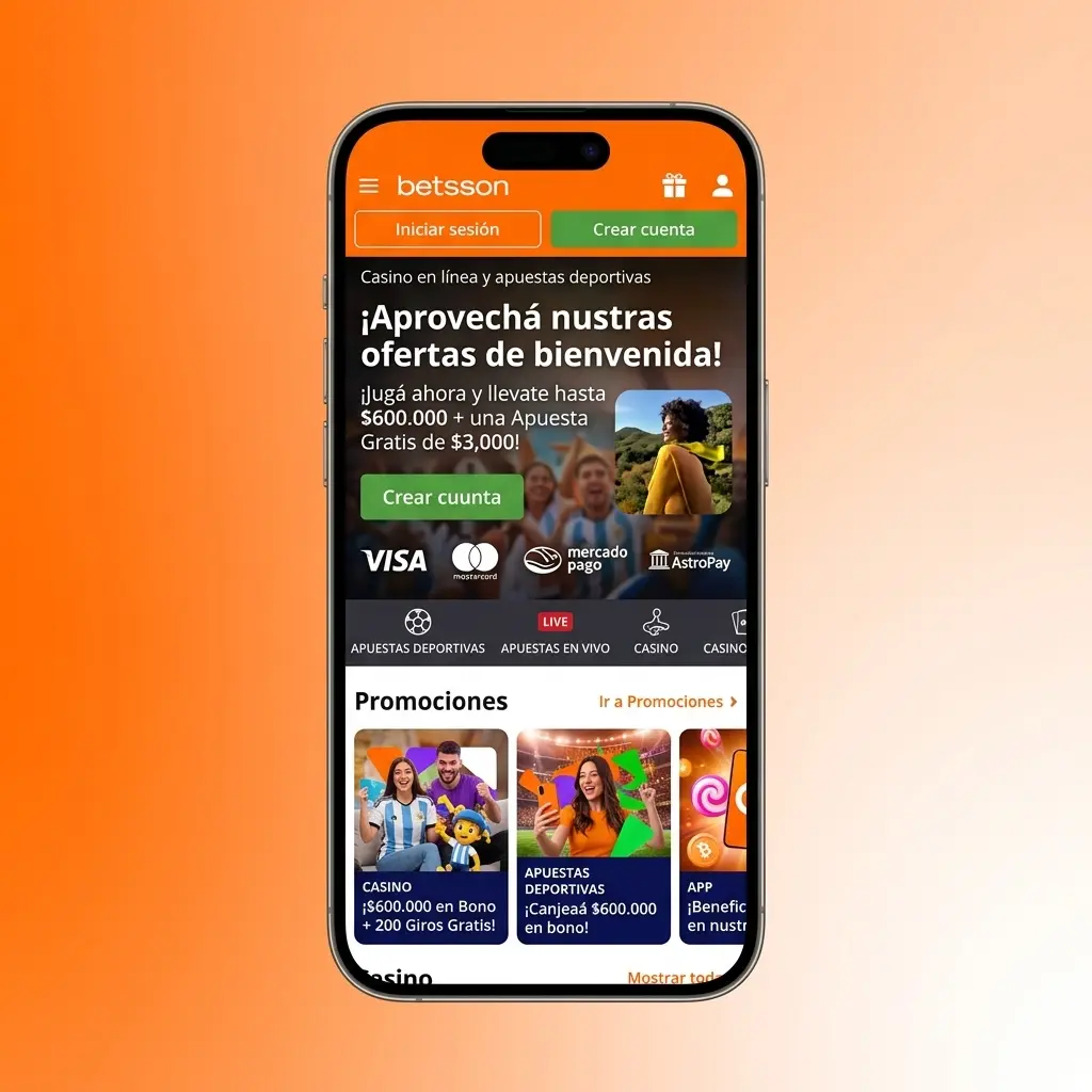 Guía para depositar dinero en Betsson Argentina con métodos como MercadoPago, Pago24 y más