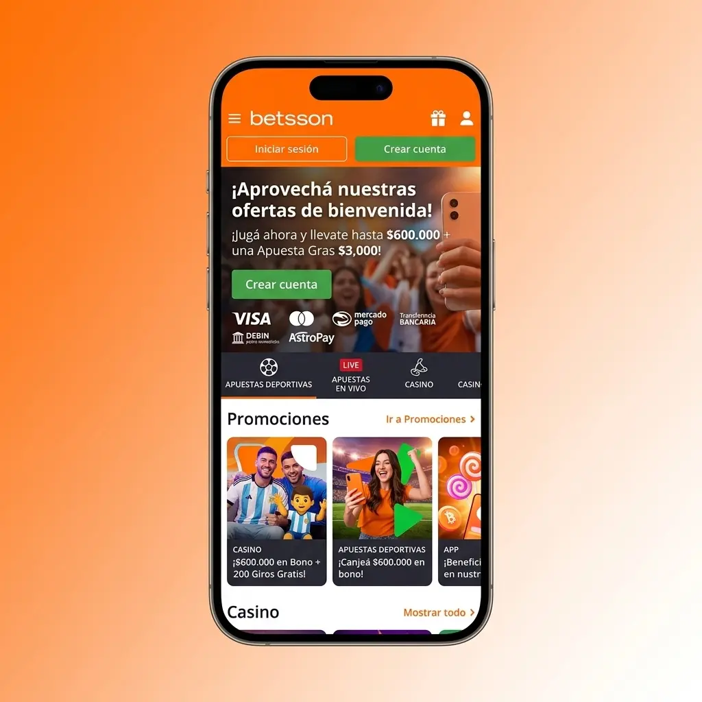 Guía para depositar dinero en Betsson desde Argentina con métodos de pago locales como MercadoPago y Pago24