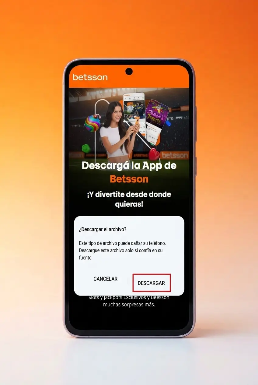 Pasos para descargar e instalar el APK de Betsson en Android desde el sitio oficial