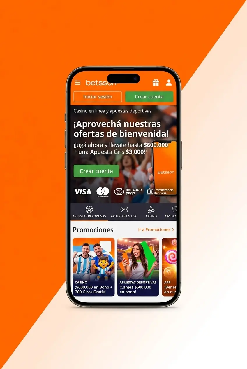 Pasos para reclamar el bono de registro en Betsson Argentina con depósito mínimo de ARS 2.000
