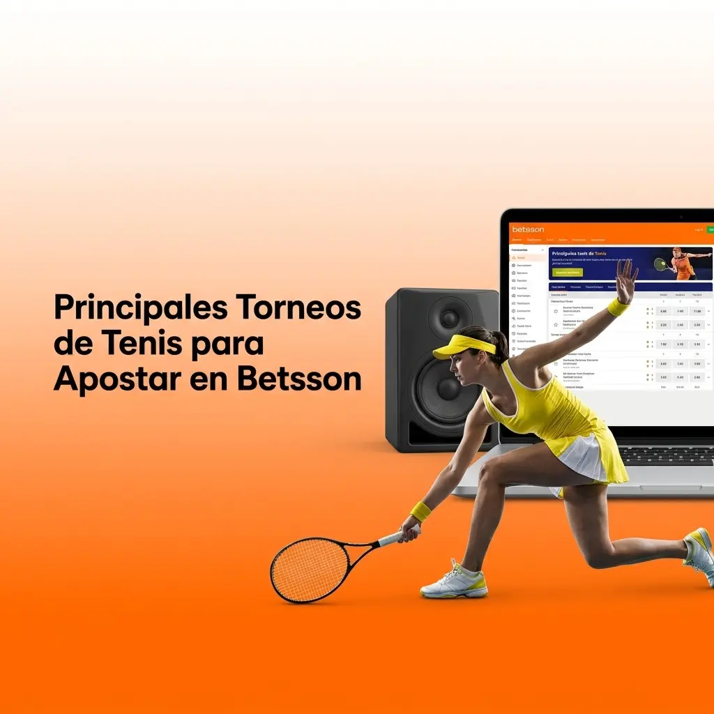 Torneos de tenis ATP y WTA disponibles para apostar en Betsson, incluyendo Grand Slams y ATP Buenos Aires