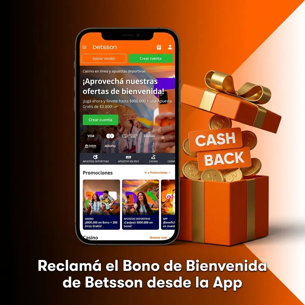 Pasos para reclamar el bono de bienvenida de Betsson desde la app móvil en iOS y Android