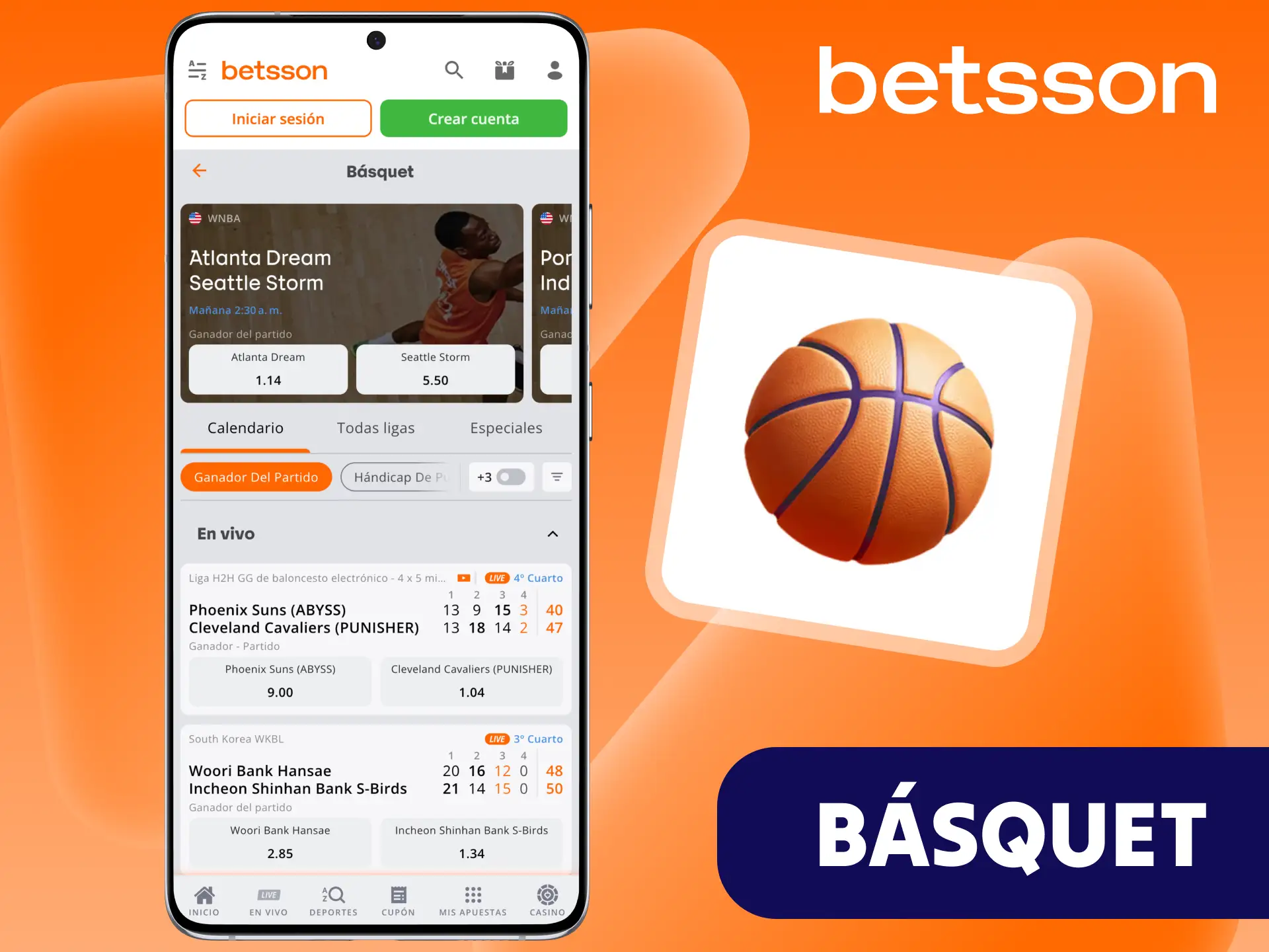 La Liga Nacional de Básquetbol de Argentina está disponible para apuestas en Betsson.
