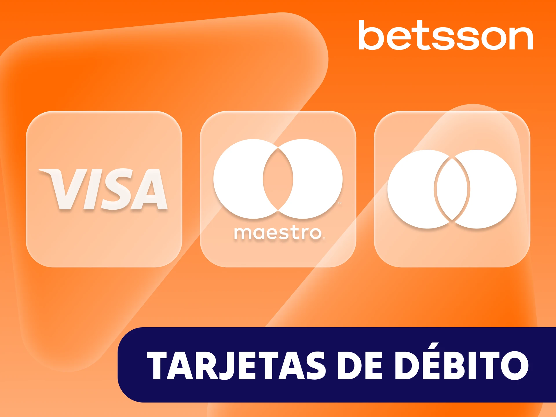 Realiza tus pagos con tarjetas de débito en el casino Betsson.