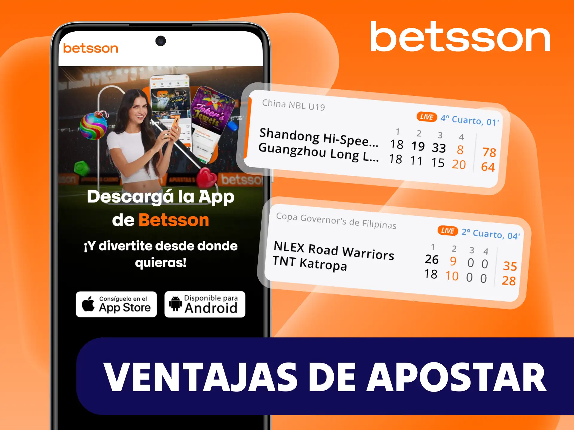 Apostar al baloncesto en Betsson te ofrece muchas ventajas.