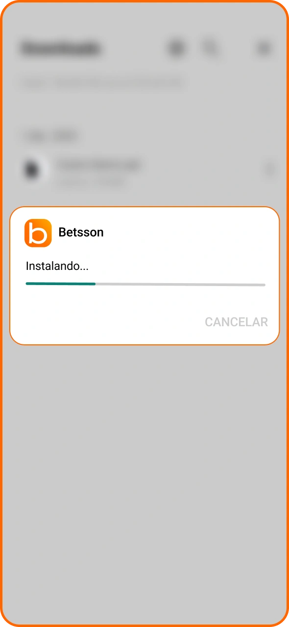 Instala la aplicación de Betsson en tu dispositivo y ábrela.